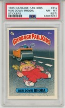 1985 Topps OS1 Garbage Pail Kids Series 1 Run Down Rhoda 31a Matte Card Psa 8 St - £68.69 GBP