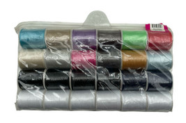 24 Full Size Assorted Spools of Thread Full Size 200 Yards Each - $17.81