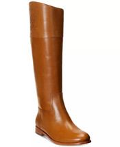 Lauren Ralph Lauren Women&#39;s Justine Asymmetrical Riding Boots 5B Tan - £139.86 GBP