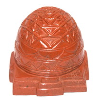 Shri Yantra En Jaspe Rojo Natural - 389 g - $148.75