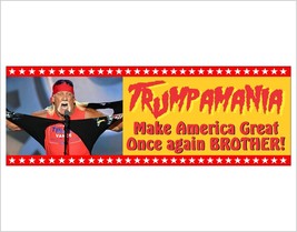 Trumpamania Make America Great Again Brother Hulk Hogan Sticker or Magnet MAGA - £3.73 GBP+