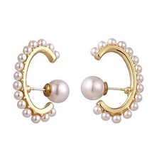 Yup Korean Fashion Imitation Pearls Stud Earrings Sweet Romantic Simple Jewelry  - £7.37 GBP
