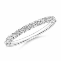 ANGARA Natural Diamond Wedding Band in 14K Gold (Grade-HSI2, 0.44 Ctw) - £688.54 GBP