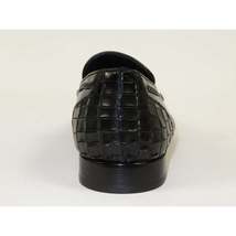 Men's GENIO Genuine Crocodile Embossed Leather Shoes Turkey 120371164 Black image 5