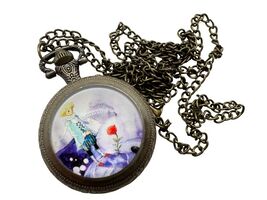 Petite Prince Fantasy Pocket Watch: Literary Quartz Timepiece - $32.51 CAD