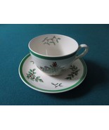 Copeland Spode England Christmas Cup Saucer Christmas Tree [95e] - $44.55