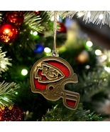 Kansas City Chiefs Wooden Ornament | Laser Engraved Layered Design - $275.89 MXN