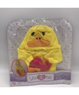 You &amp; Me Bath Time Doll Accessories ~ Duck Robe Wash Cloth Toy 12-14” - £10.21 GBP