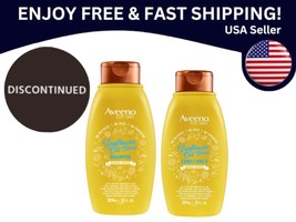 Aveeno Sunflower Oil Blend Shampoo and Conditioner 12 Fl Oz Each. 2 PACK - £25.22 GBP
