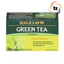 1x Box Bigelow Classic Decaffeinated Green Tea | 20 Pouches Per Box | .91oz - $10.91