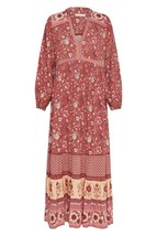 NWT SPELL &amp; the Gypsy Collective Portobello Road Gown in Wine Maxi Dress S - £124.04 GBP