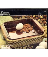 Casserole Dish - Anchor Hocking BASKET BUFFET Casserole dish 8&quot; HARVEST ... - $11.50