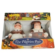 Thanksgiving Salt &amp; Pepper Shakers The Pilgrim Pair Collectible by Publix S&amp;P - £3.88 GBP