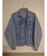 Wrangler Hero Denim Jean Trucker Jacket Mens M Light Blue Denim HAS 90s ... - €18,66 EUR