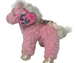 TY Pinkys FRILLY the Pink Horse Mini Metal Key Clip 4 inch  Stuffed Anim... - £16.84 GBP