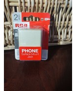 RCA Phone Surface Mount Jack 2 Jack&#39;s - $8.79