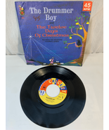 The Twelve days Of Christmas 7” 45 rpm Vinyl Record-Cricketone Chorus- G... - £9.73 GBP