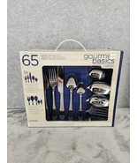 Mikasa Gourmet Basics Contempo 65 Piece Stainless Steel Flatware Set - $95.98