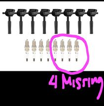 8 Ignition Coil &amp; 4 IRIDIUM Spark Plug for 1999-2003 Jaguar XJ8 XK8 4.0L... - $79.95