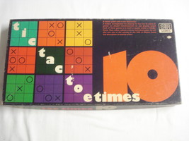 TicTacToe Times 10 1977 Selchow &amp; Righter Co. Tic Tac Toe - $9.99