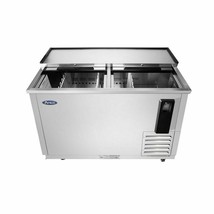 ATOSA MGF8409GR 48&quot; 2 Door Work Top Cooler with Back Splash Casters Free... - £1,690.19 GBP