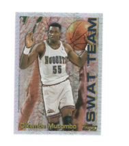 Dikembe Mutombo (Denver) 1996-97 Topps Season&#39;s Best Swat Team Insert Card #21 - £7.43 GBP