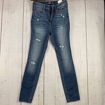 Hollister 26x28 Skinny Fit ?Blue Jeans Pants Denim Women - $18.20 CAD