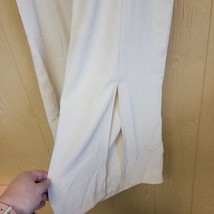Shein Womens Dress Pants Slit Leg Wide Leg Side Zipper sz Large Cream - £14.62 GBP