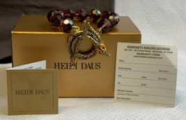 Heidi Daus Captivating Coil Snake Toggle Beaded Bracelet 7" Fashion Jewelry - $89.95