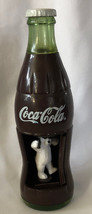 Coca Cola Burger King 2000 Wind Up Coke Bottle with spinning Polar Bear Vintage - £8.23 GBP