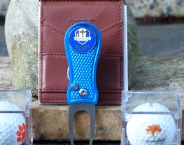 Ryder Cup 2025 Blue Divot Tool Affortably Priced with Ball Marker - $269.82 MXN