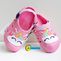 Member&#39;s Mark Toddler Girls Clog Water-Friendly Baby Unicorn Pink - $24.96