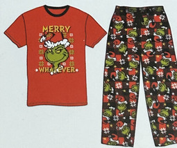 Dr Seuss Grinch Mens Pajama Gift Set Sz XL Gift Box Short Sleeve T-shirt... - £33.63 GBP