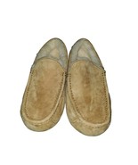 UGG Suede Leather Moccasin Slippers Indoor Outdoor Comfort Tan Size - $1,276.81 MXN