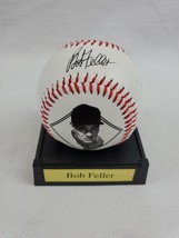 Bob Feller Record Breakers of Baseball Facsimile Signed Baseball - £23.70 GBP