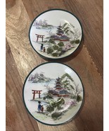 Vintage Set  of Hand Painted 2 Ladies - Saucers, Collectable / Japan 5.5... - $14.03