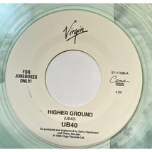 UB40 Higher Ground / Chronic 45 Reggae 1989 Clear Vinyl Virgin 17596 - £6.40 GBP