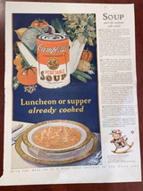 Modern Priscilla Magazine pages from the 1920&#39;s 3 Campbell Vegetable Soup Ads - £9.59 GBP