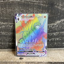 Coalossal VMAX 189/185 Secret Rainbow Rare - 2020 Pokemon Vivid Voltage NM - £8.09 GBP