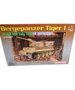 Dragon 1:72 Armor Series Bergepanzer Tiger I With Zimmerit - $19.80