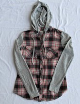 Adam Levine Girl&#39;s Cotton Flannel Shirt w/ Hood Size Small - $14.50