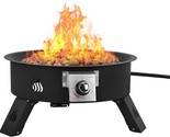 Onlyfire Outdoor Propane Fire Pit - 58,000 Btu Auto-Ignition - 19 Inch P... - $142.94