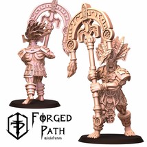 Aztec Orc Standard Fantasy Miniatures Proxy Army 32mm - $4.99
