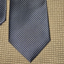 Bespoke New York Mens Tie Blue Geometric 58.5&quot; x 3&quot; - $11.87