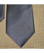 Bespoke New York Mens Tie Blue Geometric 58.5&quot; x 3&quot; - $16.62 CAD