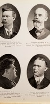 Notable Wisconsin Men Of 1901 Milwaukee Doctors Boorse Bullard Kletzsch D0 - £8.86 GBP