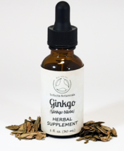 GINKGO Herbal Supplement / Liquid Extract Tincture / Ginkgo biloba Leaf Herb - £11.91 GBP