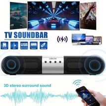 Surround Sound Bar Speaker System Wireless Bluetooth Subwoofer Tv Home T... - £42.31 GBP