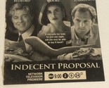 Indecent Proposal Tv Guide Print Ad Demi Moore Robert Redford TPA15 - £4.74 GBP