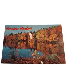 Postcard Marvelous Missouri Fall Autumn Leaves View Card Chrome Posted - £5.53 GBP
